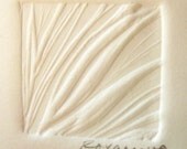Handmade Mini-Cards - Embossed Leaves