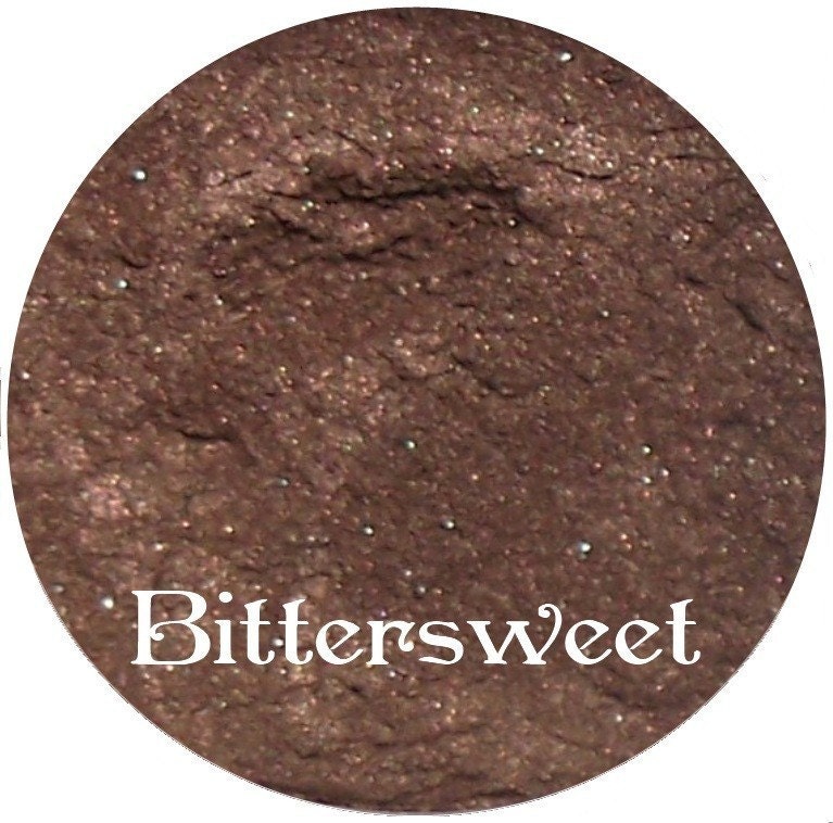Smoky Brown eyeshadow  3 gram sifter jar Bittersweet Mineral Makeup