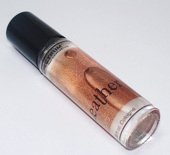 MENS Roll on Cologne LEATHER Fragrance by SpectrumCosmetic on Etsy