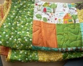 Woodlands kid quilt - FREE SHIPPING