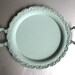Vintage Tray, Blue Tray, Old Silver Tray, Painted Tray, Shabby and Chic, Cottage Chic, Platter, French Country