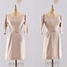 1950s dress / dusty rose / 50s cocktail dress