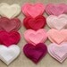 Pretty in Pink - 36 Felt Hearts