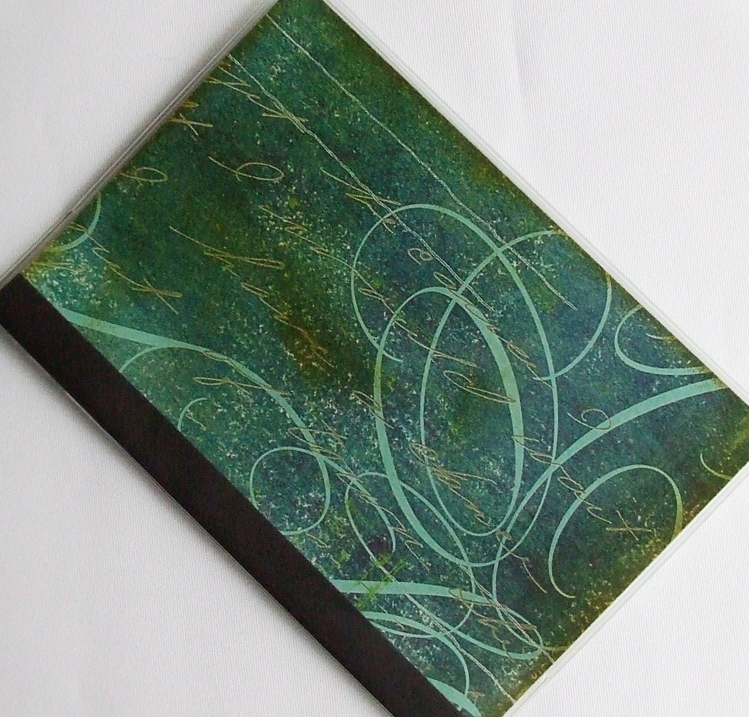 PASSPORT COVER - Silver Script