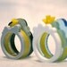 Oh, Happy Day \/ Oh, Crappy Day Ring Set (Medium, Acrylic)