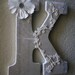 Wooden Wedding Initial Monogram Bridal Letters