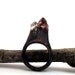 Copper Ring Hemitite Red Quartz Crystal Ice Natural Artisan
