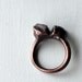 Copper Ring Rose de Amethyst Purple Violet Lilac Raw Gem February Birthstone Artisan Handmade