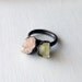 Copper Ring Heliodor Morganite Sorbet Pastel Crystal Pink Grapefruit Citrus Sorbet Raw Artisan Handmade