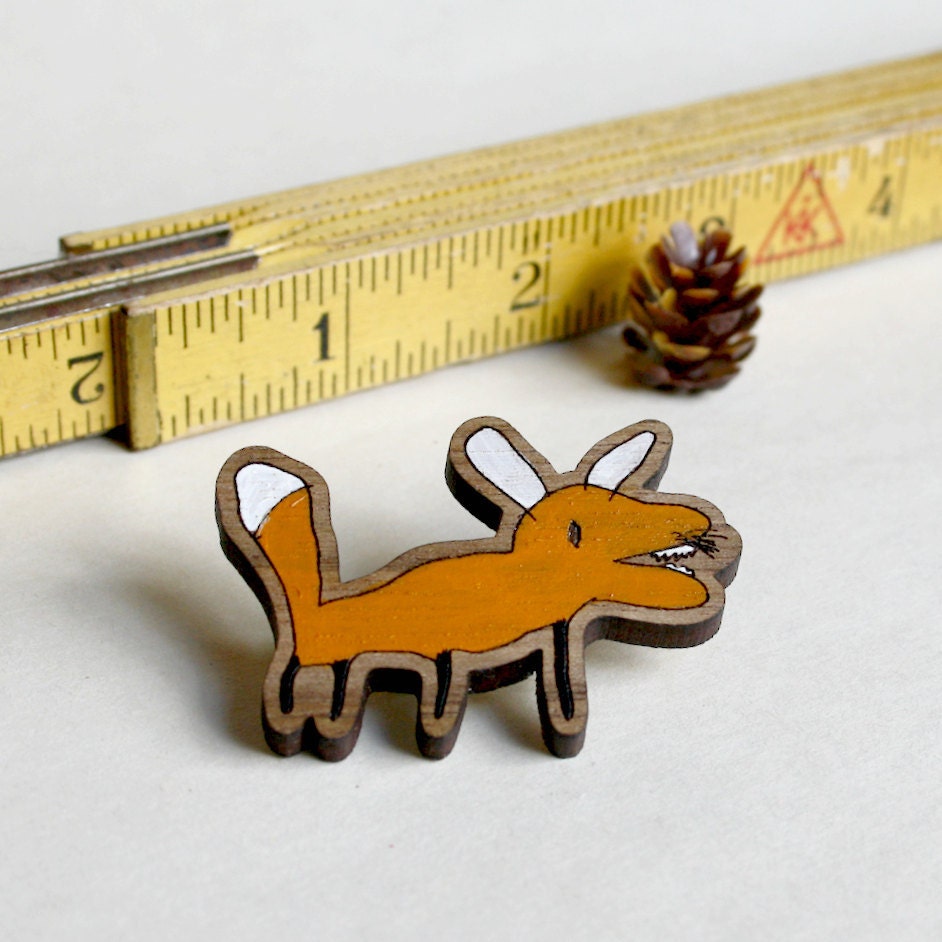Fox Brooch