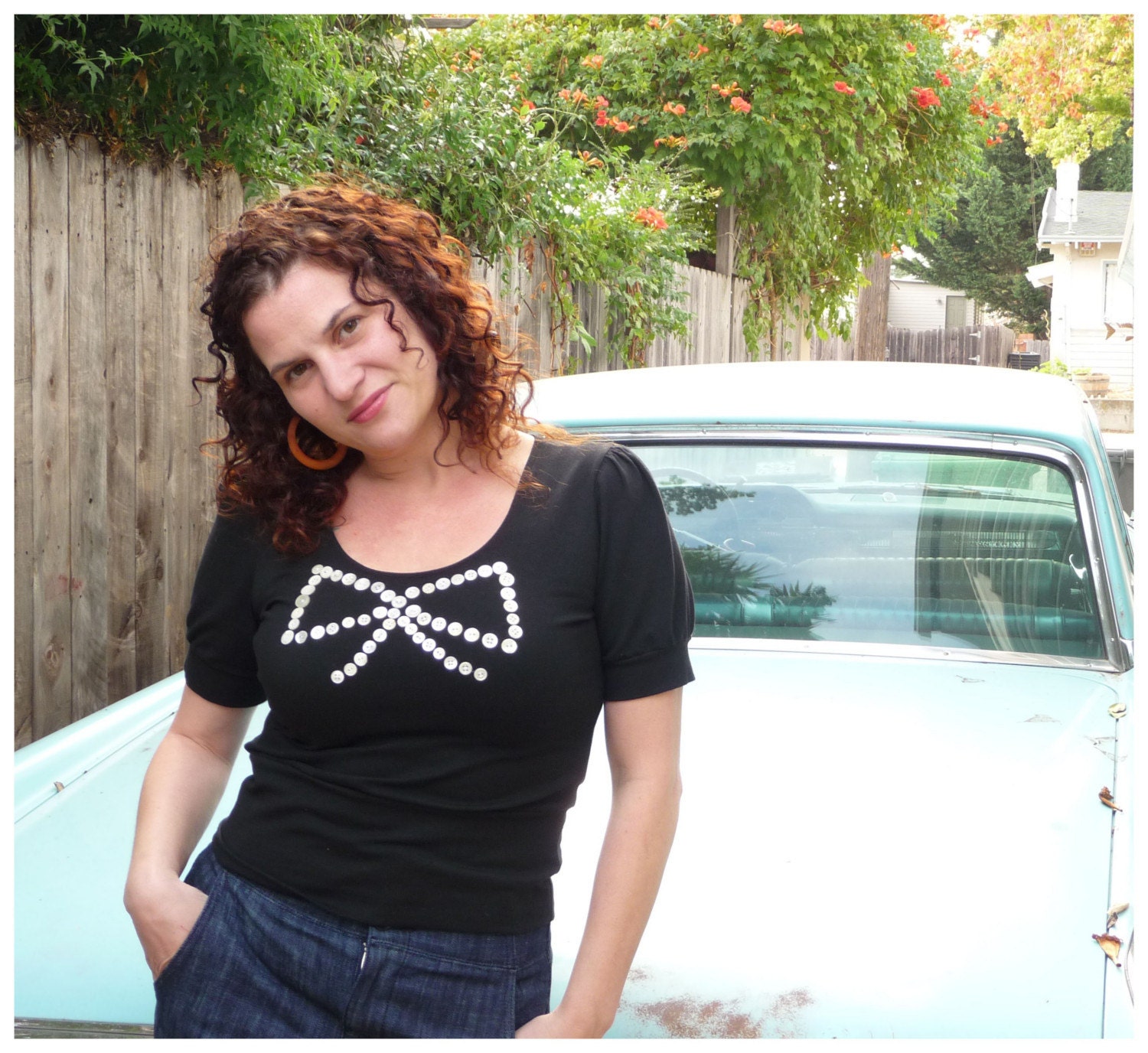 Vintage Button Tee