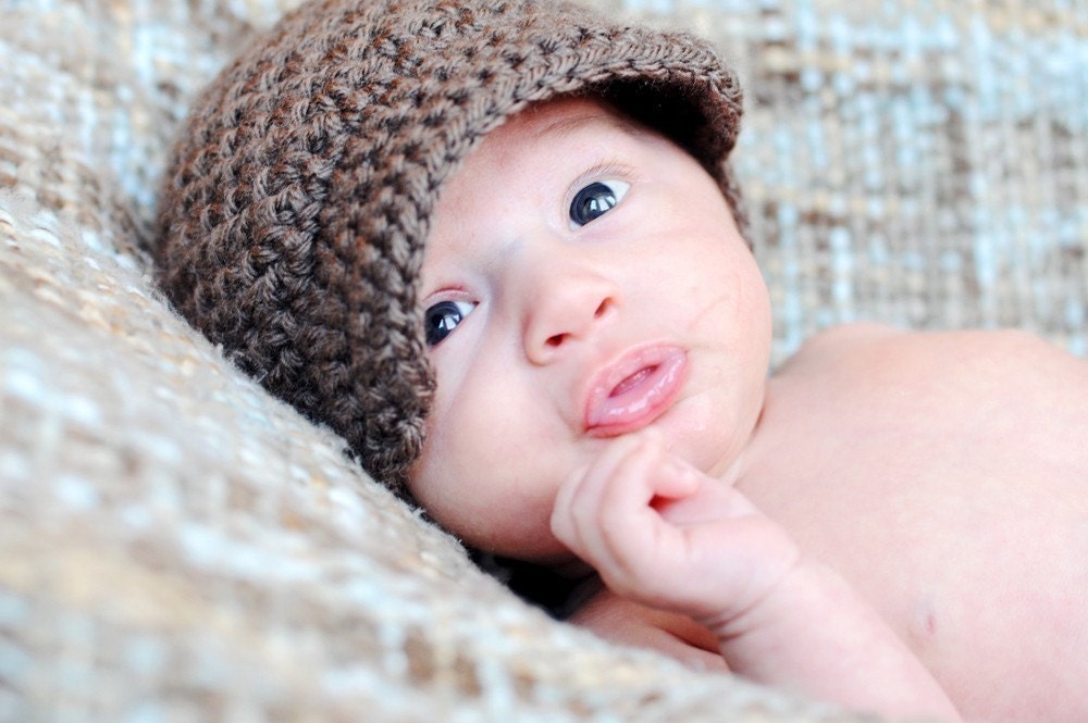 INSTANT DOWNLOAD Crochet Pattern Swirly Newsboy Cap - Sizes Newborn to 10 Years Welcome to sell finished items