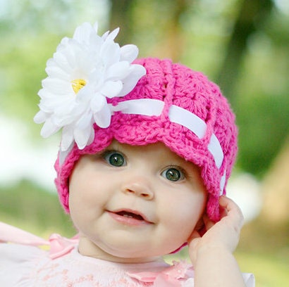 INSTANT DOWNLOAD Crochet Pattern Sweetly Scalloped Springtime Beanie - 6 Sizes Newborn to Womens Welcome to sell finsihed items