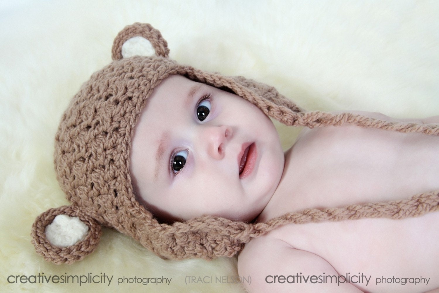 INSTANT DOWNLOAD Crochet Pattern Chunky Monkey/Mouse Hat (Includes 4 Sizes: Preemie to 3 Years)   Permission to sell all finished items