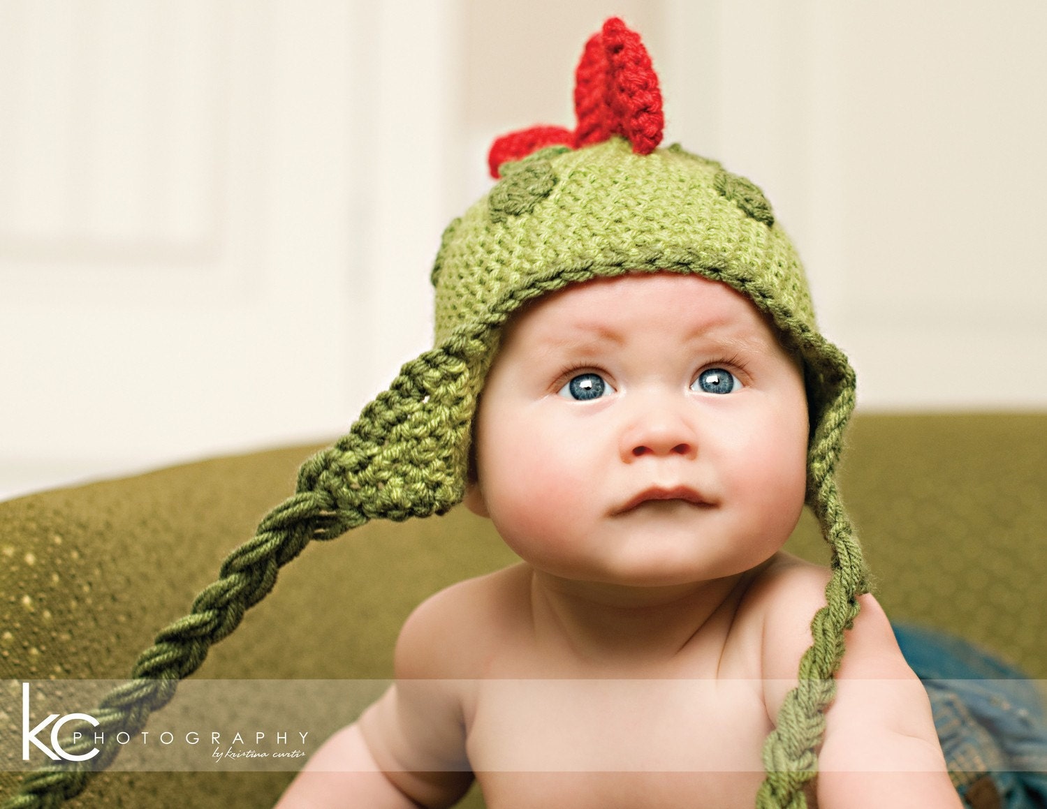 INSTANT DOWNLOAD Crochet Pattern Dinosaur Hat (5 Sizes Included Newborn to Adult)   Permission to sell all finished items