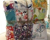 Rag Quilt CUSTOM Throw - Reversible - Any Color Any Pattern