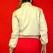80s Vintage 1980s Skinny Cafe Racer Preppy Jacket British Mist sz M Tan Beige Light Brown