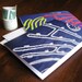 Embroidered Cell  Cards