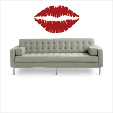 Large LIPS -Vinyl Wall Decal Art Graphic Decor Sticker Kiss Lipstick