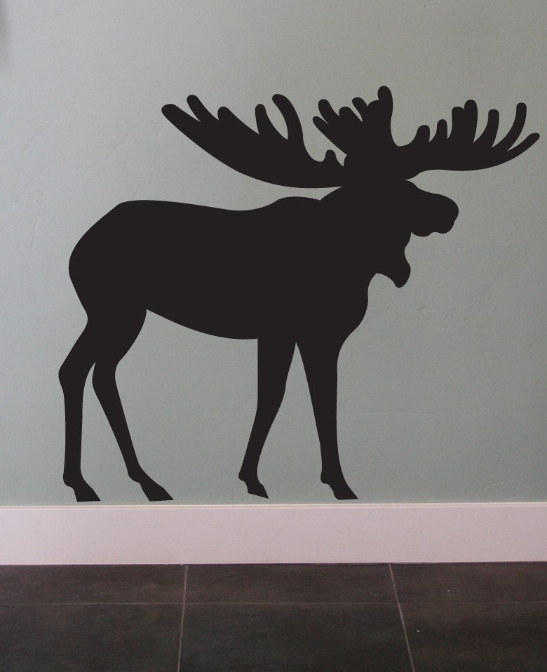 Moose Vinyl Wall Decal Art Animal Graphic by urbanexpressions