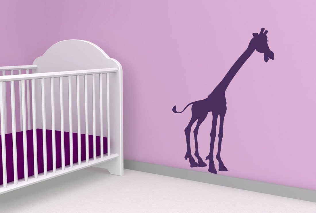 Giraffe -LARGE -Vinyl Wall Decal Art Sticker Zoo Animal