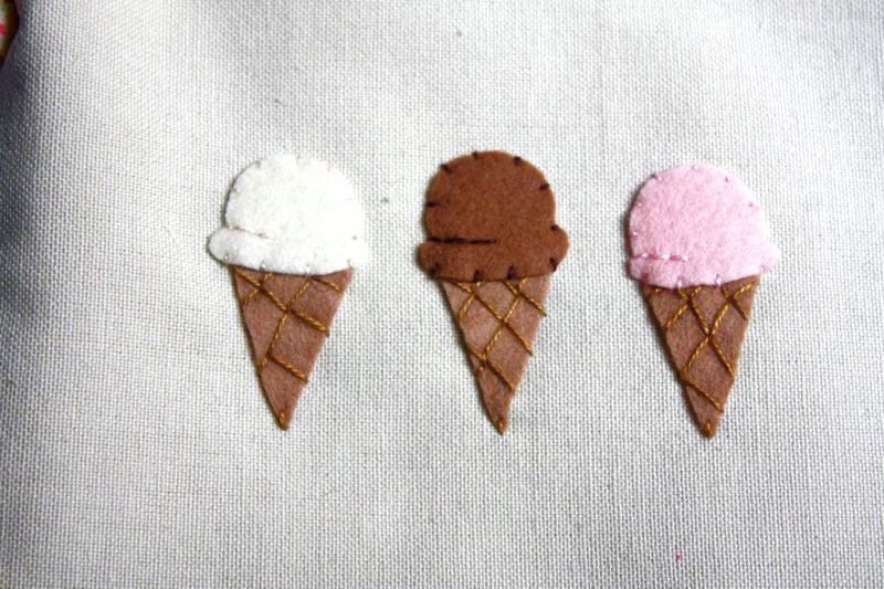 Drawstring Bag / Neapolitan Ice Cream Cones / Travel Pouch / Reusable Bag Il_170x135
