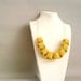 Mustard chain necklace