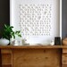 Personalized White Hearts Framed Picture - Large
