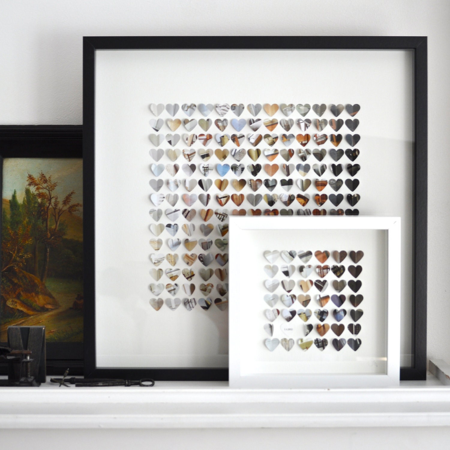 Personalized Little Stone Hearts