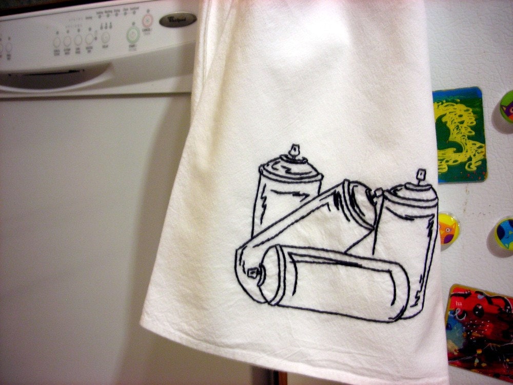aerosol cans towel
