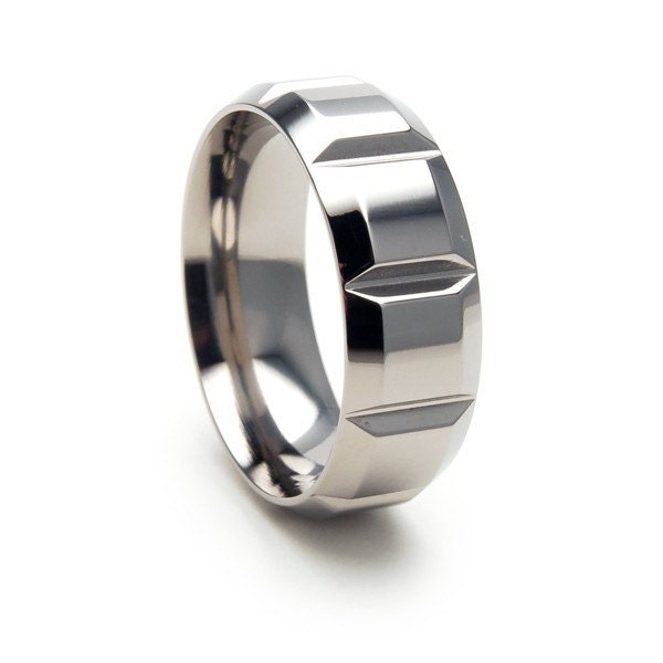 New USA MADE Milled Titanium Ring, Free Sizing Band 4-17