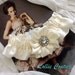 Wedding Garter Set with vintage technique centerpiece - toss included with this Bridal Garter set