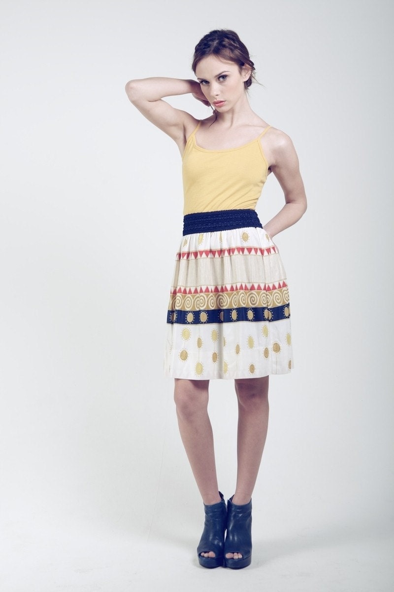 Upcycled Modern Meets Vintage Multi-colored Sundress