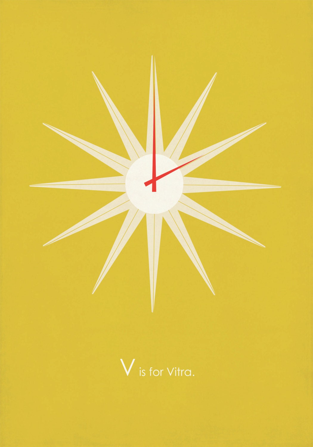 ABC's of MCM V is for Vitra Giclee 8"x10"Print