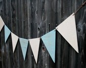 Plywood Pennants // Blue
