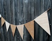 Plywood Pennants // Walnut