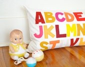 Classic Abc Alphabet Pillow by Pillow Factory
