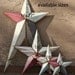 16in stars and pin stripes barn star