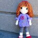 Vikki - Crochet Amigurumi girl doll pattern / PDF
