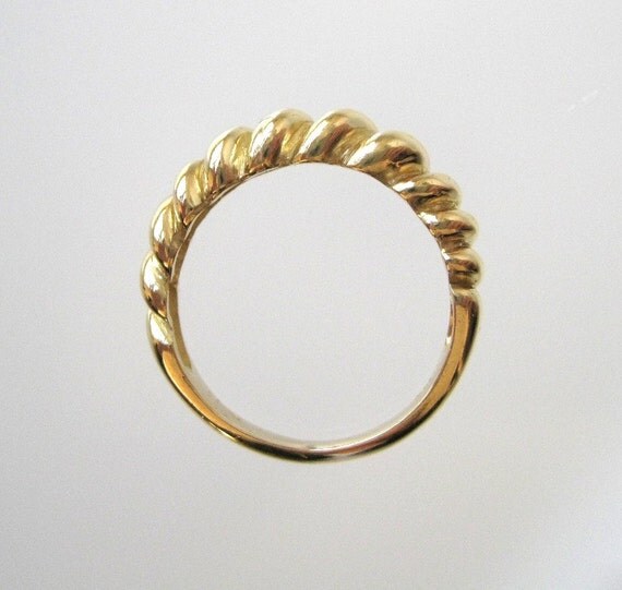 Twisted Ring 18k Yellow Gold