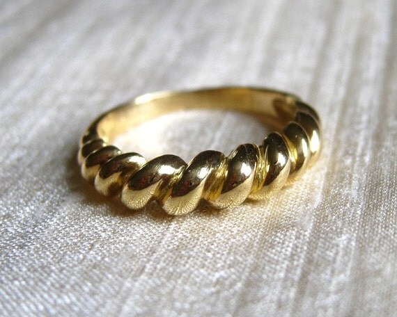 Twisted Ring 18k Yellow Gold