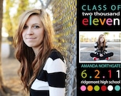 Graduation Dots Invitation or Announcement