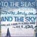 14 x 11 paper print - Sea Fever - inspirational nautical artwork with blues, rustic beach decor word art typography poem
