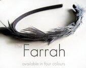 Farrah, a feather headband full of whimsy