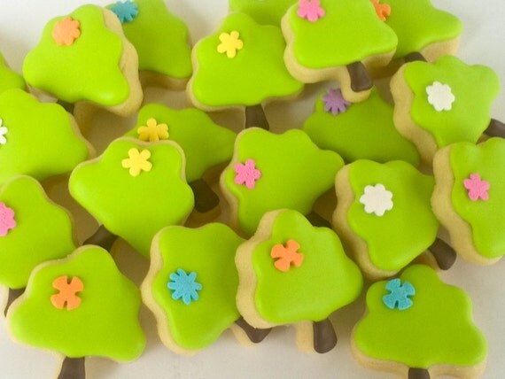 Tree Mini Sugar Cookies- 3 dozen Il_570xn