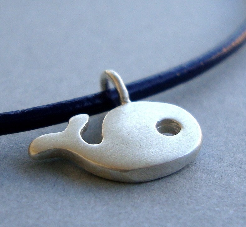 Necklace Tiny Whale sterling silver  Gift  Kids Teen Mom Women Girl Jewelry mom  for her spring