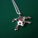 Baby Possum Necklace Mouse Necklace Sterling Silver Kids Teens Women Cute mom  for her spring