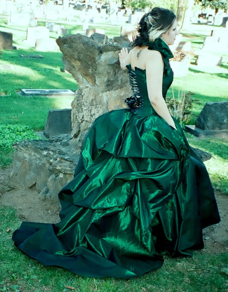 The Secret Boutique Emerald Isle Bustle Gown