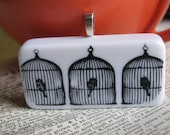 Birdcage Domino Pendant