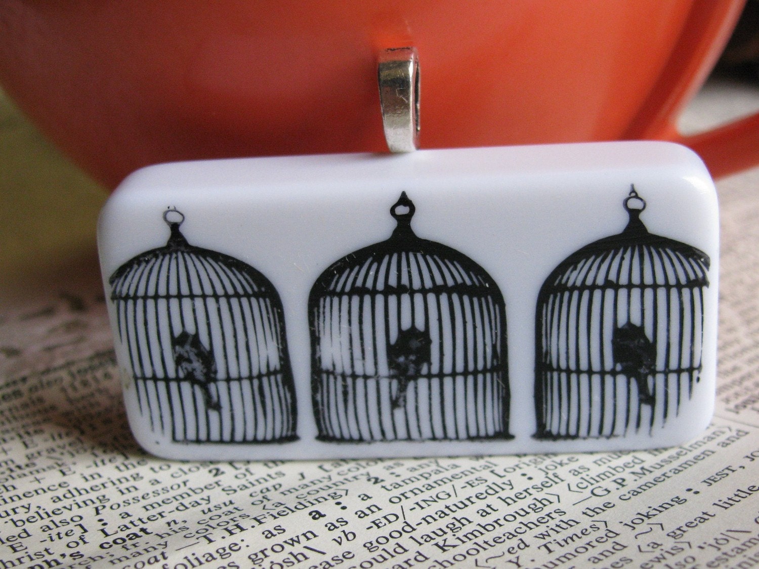 Birdcage Domino Pendant